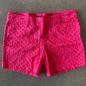 Eyelet Tailored Shorts by The Limited
